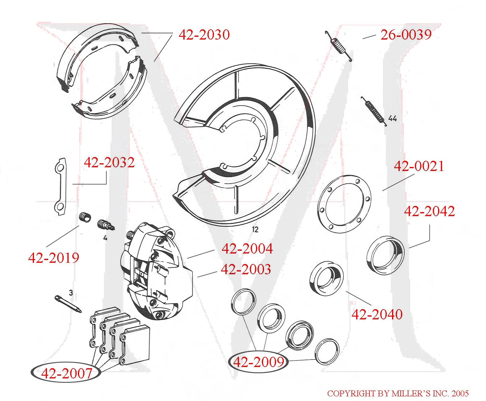 42-2009 REAR CALIPER REPAIR KIT