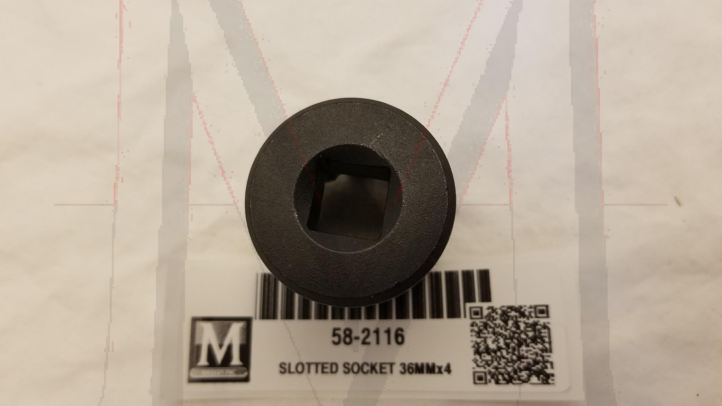 58_2116_3 SLOTTED SOCKET 36MMx4
